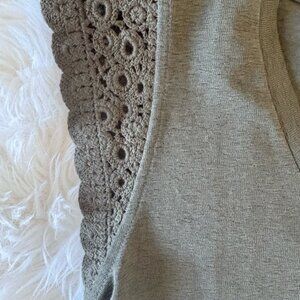 LOFT Black and Olive Tops Bundle of TWO